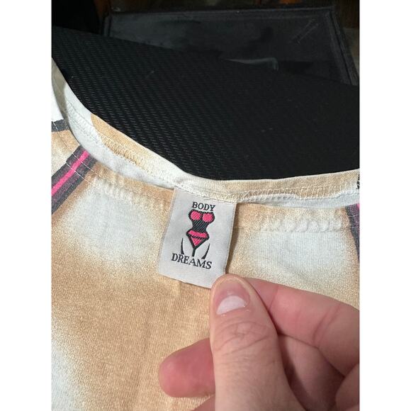 Vintage Body Dreams Tee Bikini Hot Bod Beach Cover Shirt Costume Humor OSFM - Picture 3 of 9